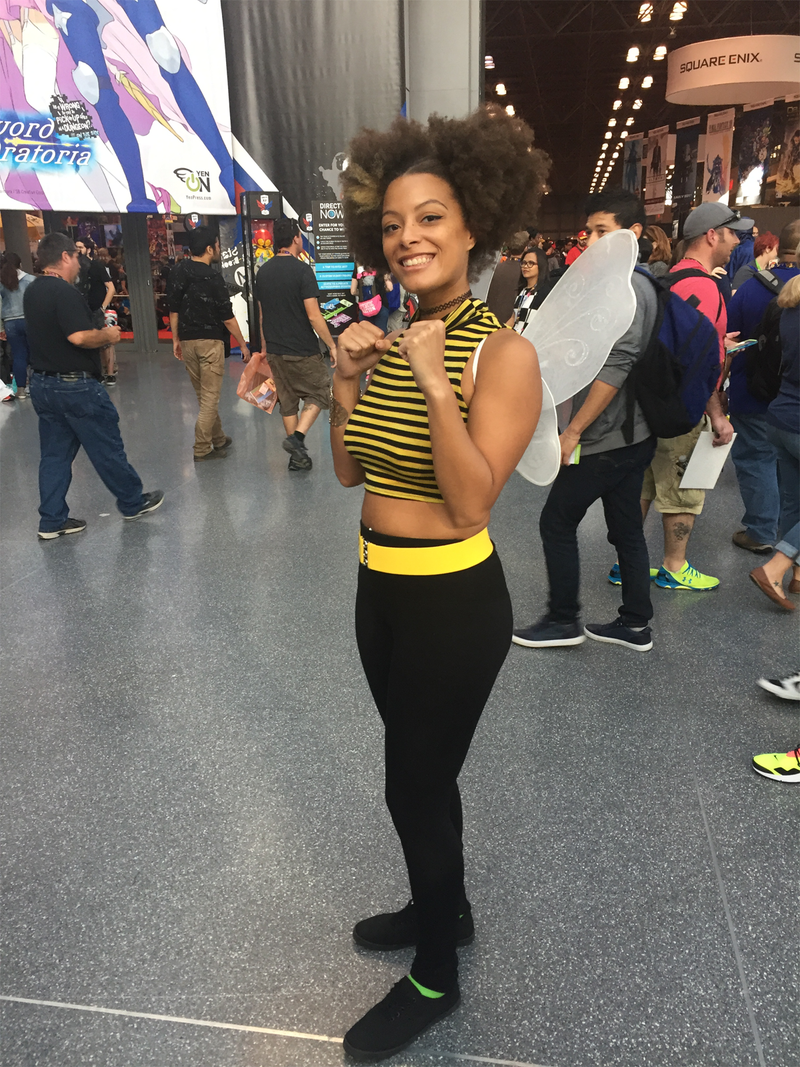 Bumblebee, ready to brawl.